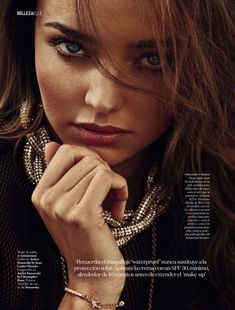 Миранда Керр засветила соски в журнале Elle фото #10