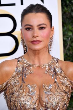 София Вергара в эротическом наряде на Golden Globe Awards фото #2