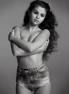 Селена Гомес топлесс для журнала V фото #2