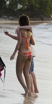 Горячая Рианна в купальнике в Барбадосе фото #10