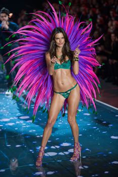 Секси Алессандра Амбросио на показе Victoria's Secret фото #5