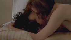 Голая Элизабет Мосс в сериале «Вершина озера» фото #6