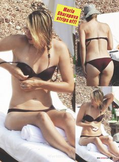 Фото папарацци с Марией Шараповой  в журнале ZOO фото #2