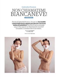 Красивая Габриэлла Пессион снялась голой в журнале Playboy фото #2