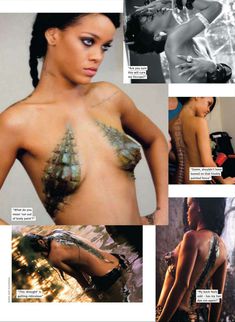 Раздетая Рианна в журнале Nuts фото #2